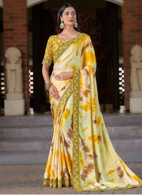Modish Silk Engagement Saree