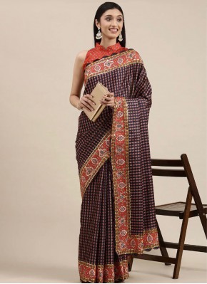 Modish Silk Multi Colour Sequins Traditional Designer Saree