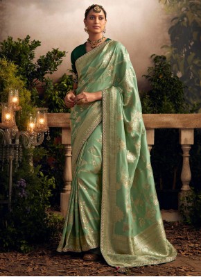 Modish Silk Reception Trendy Saree