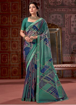 Multi Colour Fancy Fabric Trendy Saree