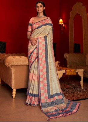 Multi Colour Silk Festival Traditional Saree