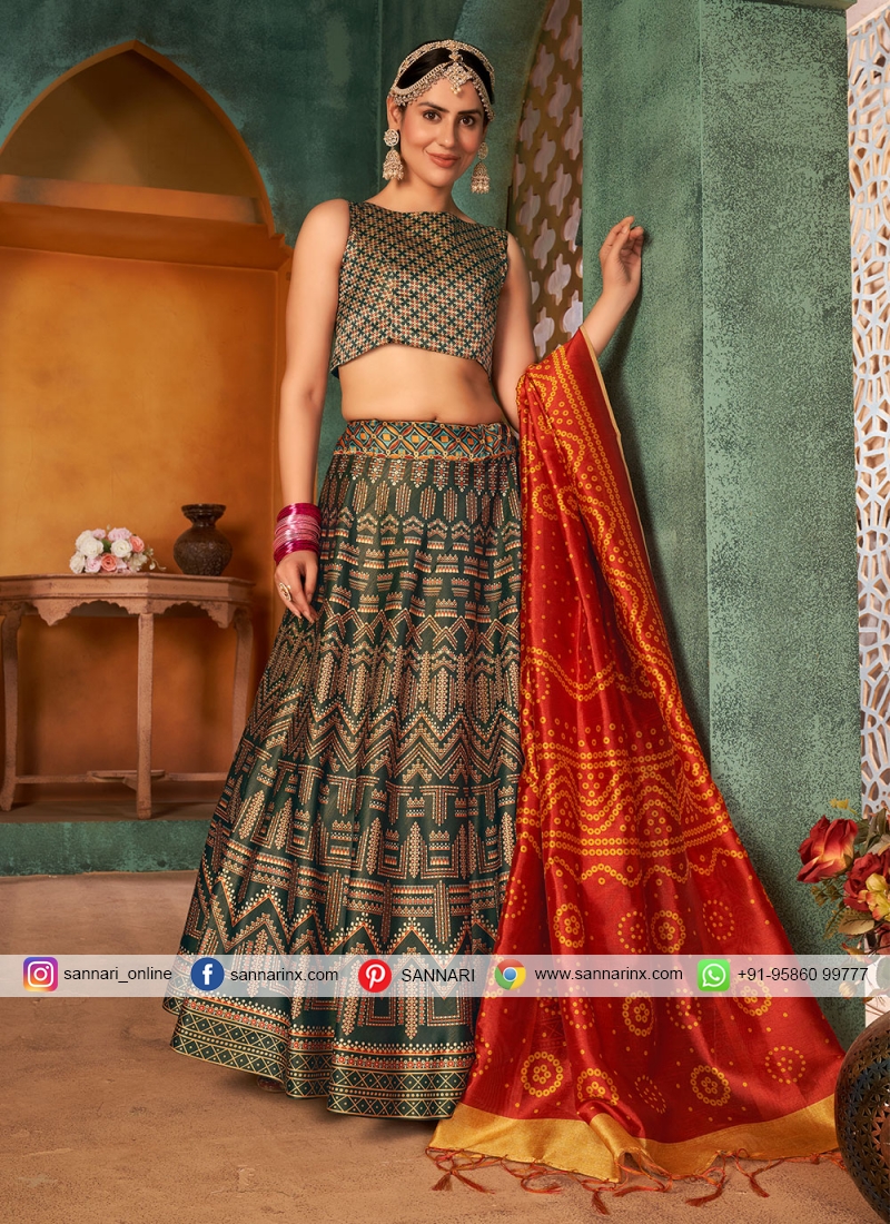 Multicolored Lehenga - Latest Designer Collection with Prices - Buy Online