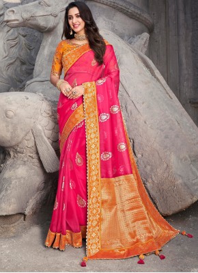 Noble Embroidered Festival Designer Traditional Saree