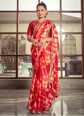 Noble Lace Mehndi Classic Saree