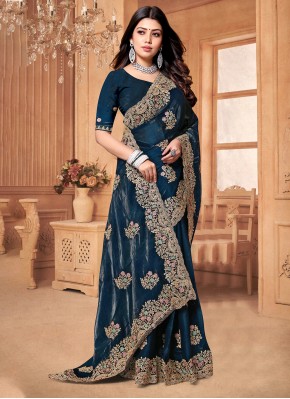 Observable Crepe Silk Party Trendy Saree