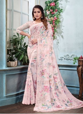 Off White Casual Weight Less Casual Saree