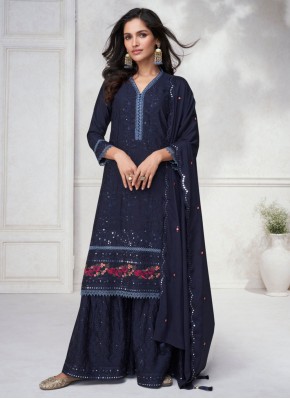 Orphic Embroidered Chinon Trendy Salwar Kameez
