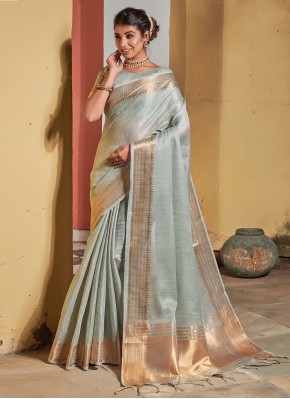 Outstanding Woven Banarasi Silk Designer Traditional Saree