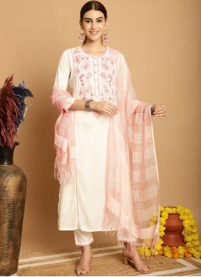 Paramount Embroidered Rayon Readymade Salwar Suit