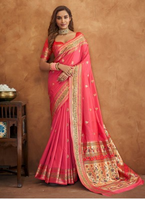 Paramount Weaving Banarasi Silk Classic Saree