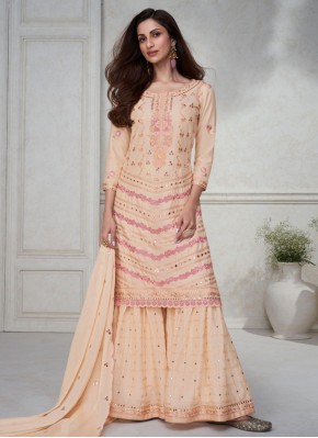 Picturesque Silk Party Trendy Salwar Suit