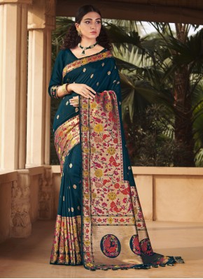 Pleasance Silk Weaving Designer Traditional Saree