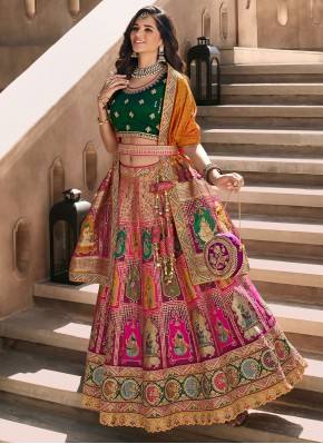 Prime Banarasi Silk Weaving Designer Lehenga Choli
