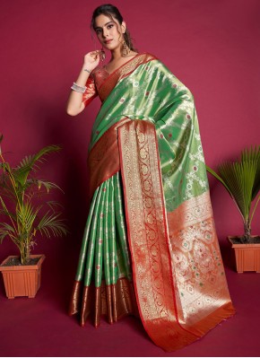 Pristine Woven Kanjivaram Silk Classic Saree