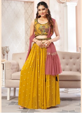 Pure Georgette Indo Western Style Suit
