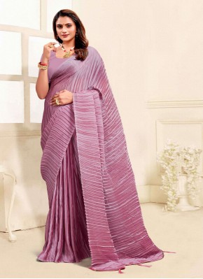 Purple {occasion} Rangoli Classic Saree