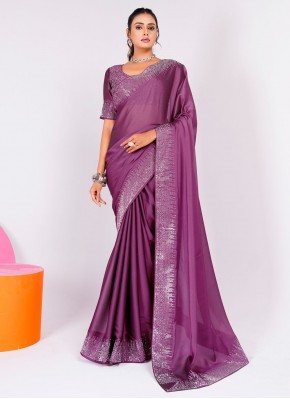 Rangoli Trendy Saree in Purple