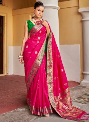 Rani Silk Trendy Saree
