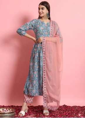 Rayon Multi Colour Printed Trendy Salwar Kameez