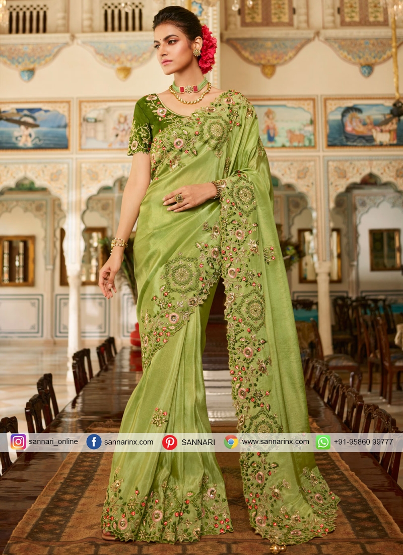 Remarkable Fancy Fabric Traditional Designer Saree