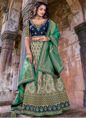Sensational Banarasi Silk Designer Lehenga Choli
