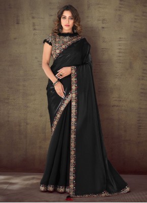 Silk Classic Saree in Black