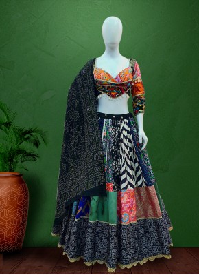 Silk Garba Wear Chaniya Choli for Navratri