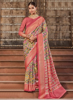 Simplistic Silk Contemporary Style Saree
