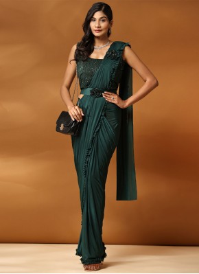 Snazzy Contemporary Saree For Engagement