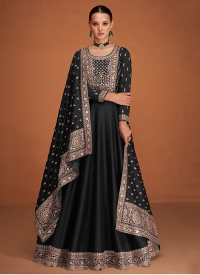 Strange Embroidered Engagement Floor Length Gown