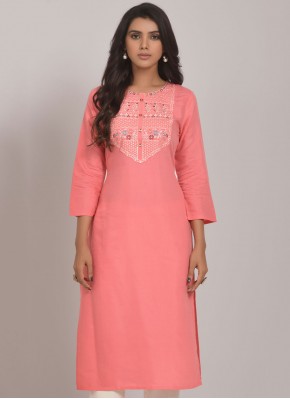Subtle Embroidered Party Wear Kurti