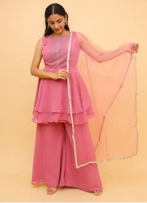 Sunshine Pink Festival Designer Salwar Suit