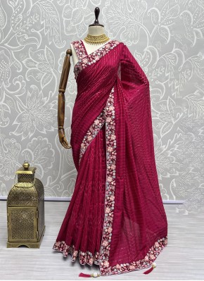 Superlative Zari Vichitra Silk Trendy Saree