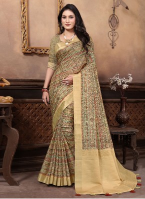 Swanky Banarasi Silk Trendy Saree