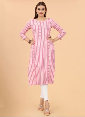 Titillating Cotton Party Party Wear Kurti