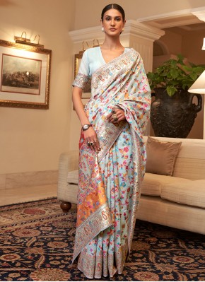 Transcendent Handloom silk Sangeet Trendy Saree