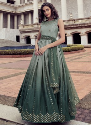 Trendy Gown Thread Chinon in Green