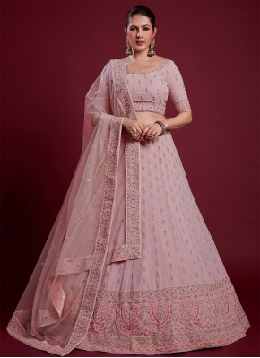 Trendy Lehenga Choli Dori Work Georgette in Pink