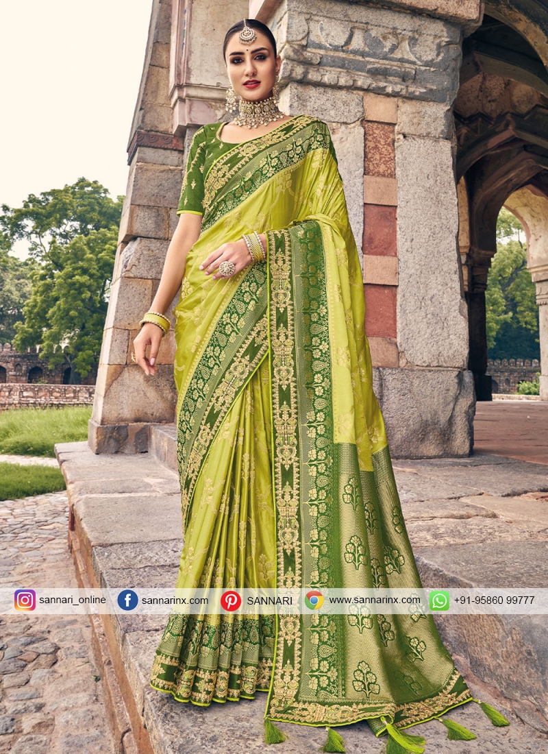 Trendy Silk Weaving Classic Saree