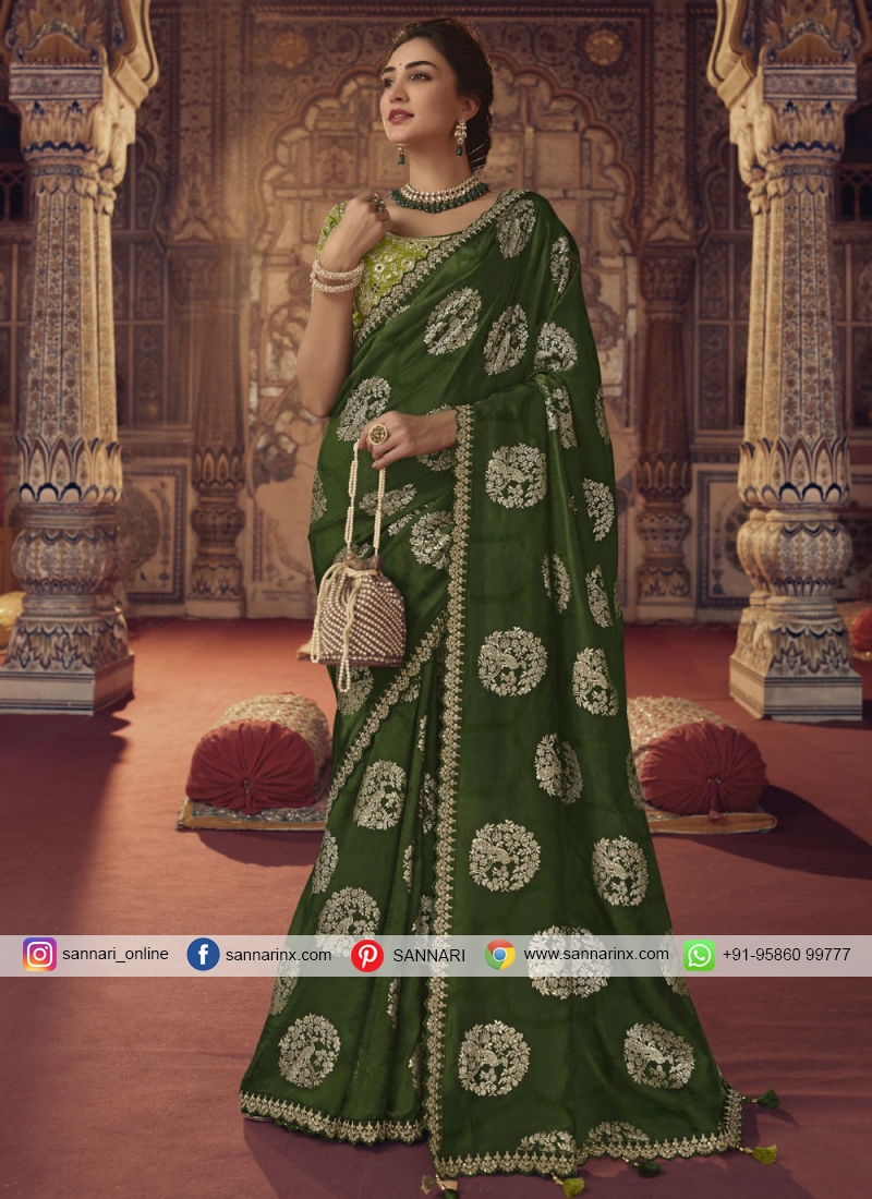 Whimsical Viscose Embroidered Saree