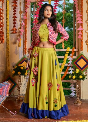Yellow Embroidered Wedding Trendy Lehenga Choli