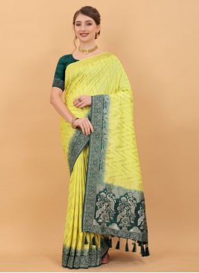 Yellow Wedding Classic Designer Saree