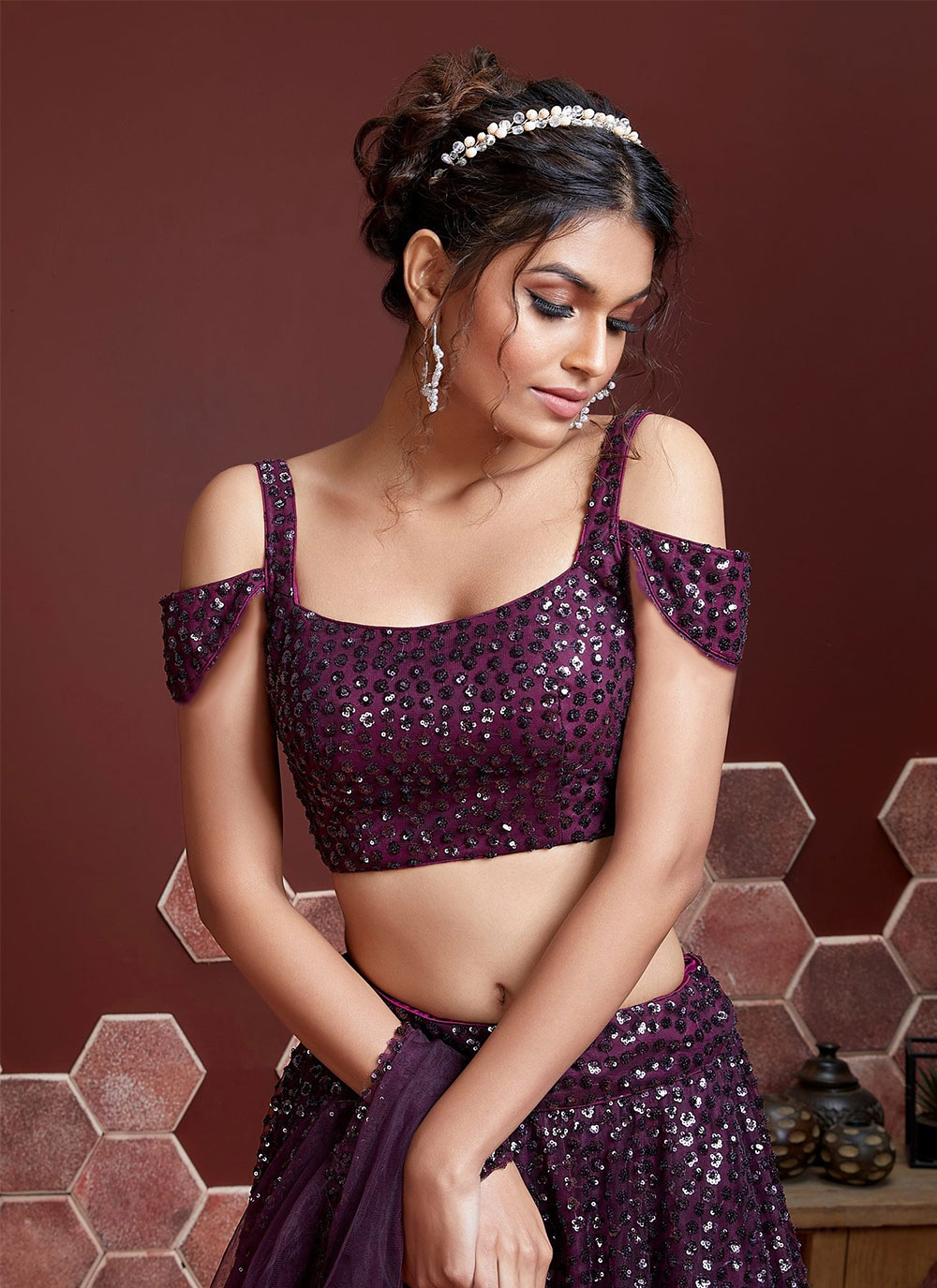 21 Crop Top and Lehenga Designs To Look Like The Perfect Bridesmaid at Your  BFF's Wedding